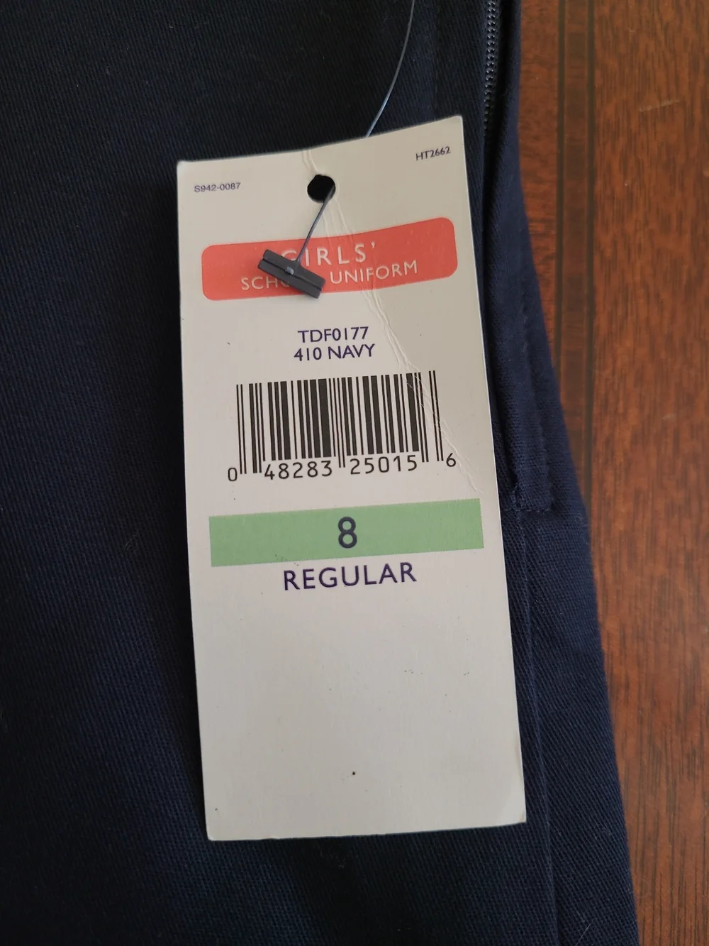Tommy Hilfiger Girls Navy Blue A-line School Uniform Skirt Skort Size 8